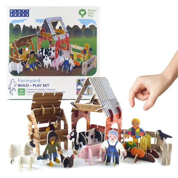 Playpress toys are an award-winning company who design pop-out-and-play toys for kids. Affordable, eco-friendly and most of all creative and fun! Sold by Say It Baby Gifts. Fast UK Wide Delivery