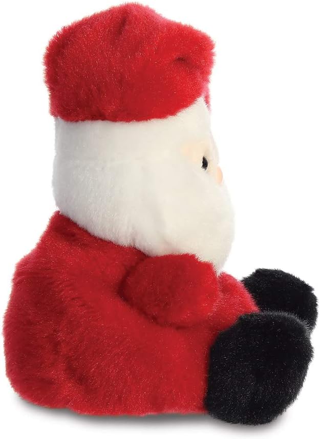 Aurora Palm Pals Christmas Santa Claus Soft Toy - side view