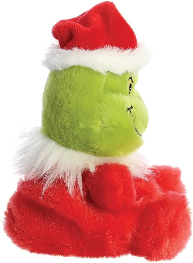 Aurora Palm Pals Dr Seuss Grinch Soft Toy - side view