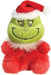 Aurora Palm Pals Dr Seuss Grinch Soft Toy - front view
