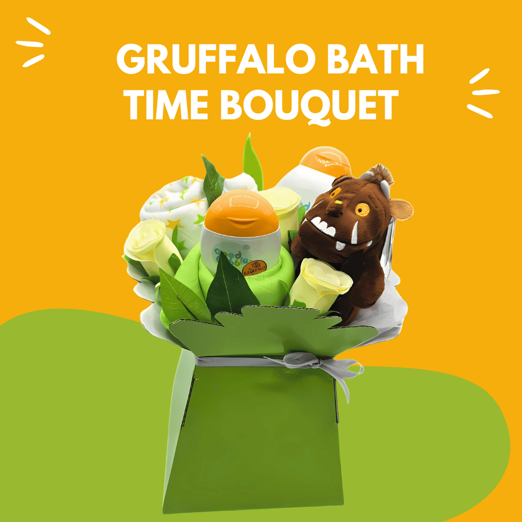 Good Bubble Gruffalo Bath Time Bouquet with colourful background