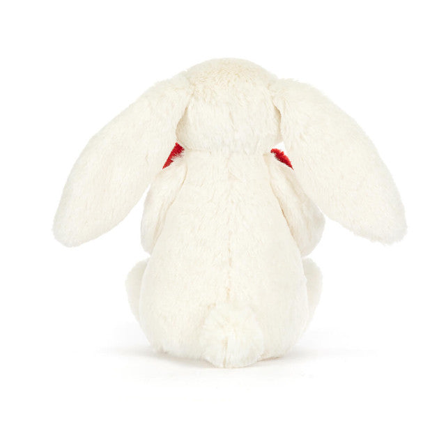 Jellycat Bashful Red Love Heart Bunny - Little BB6LOVEN - BACK