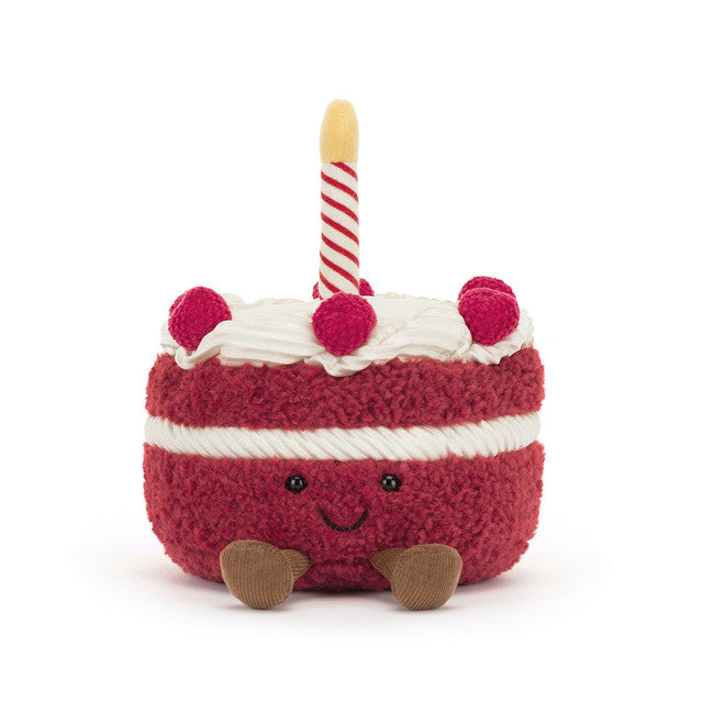 Jellycat Amuseable Cheri Cake A2RVC - front