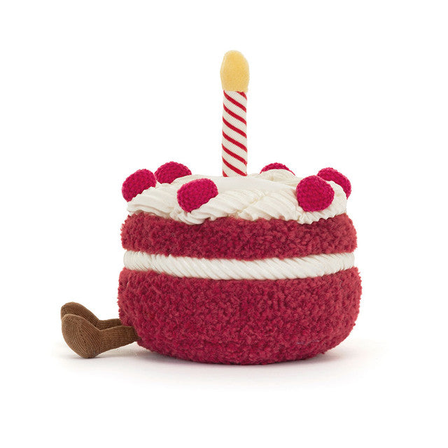 Jellycat Amuseable Cheri Cake A2RVC- side
