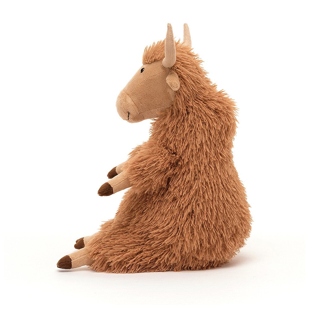 Herbie Highland Cow by Jellycat - side