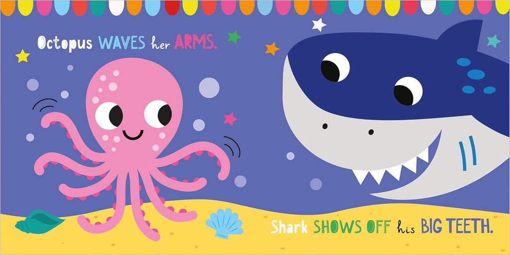 Little Stars Under the Sea Soft Book shark
