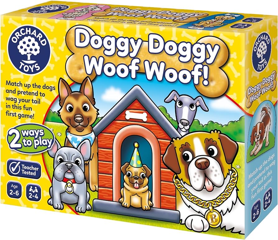 Orchard Toys Doggy Doggy Woof Woof! Game, Sold by Say It Baby Gifts