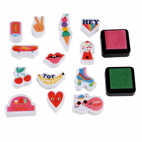 Rex London Set of Mini Stamps - Top Banana - set