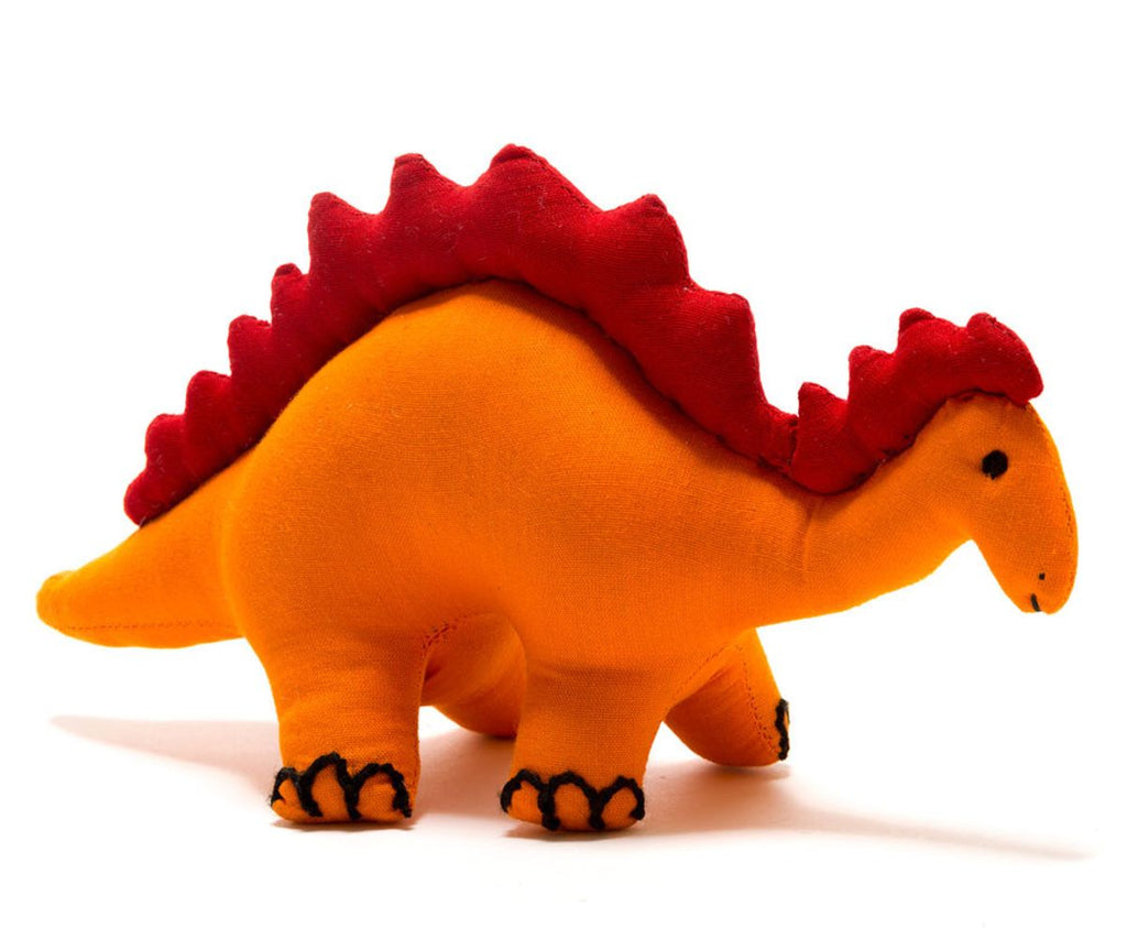 Best Years Fair Trade Cotton Stegosaurus Dino Toy. Sold by Say It Baby Gifts