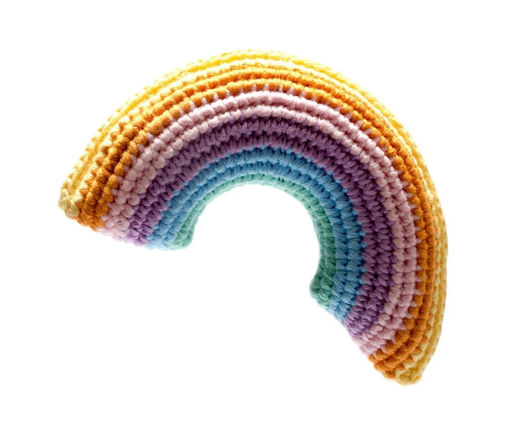 Best Years Crochet Cotton Rainbow Toy - Pastel