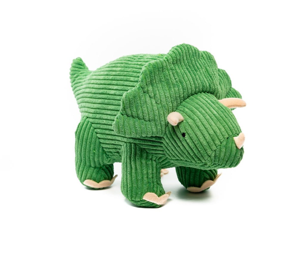 Best Years Green Corduroy Triceratops - Medium