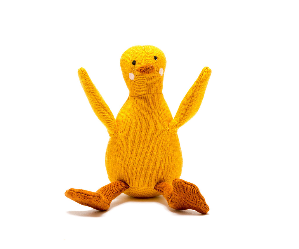 Best Years Yellow Knitted Duck - MAIN