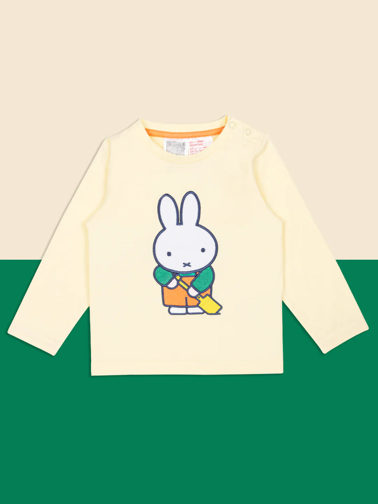 Blade & Rose Miffy In The Veg Patch Top - bold, bright and fun! This gorgeous cream top features a sweet Miffy design.