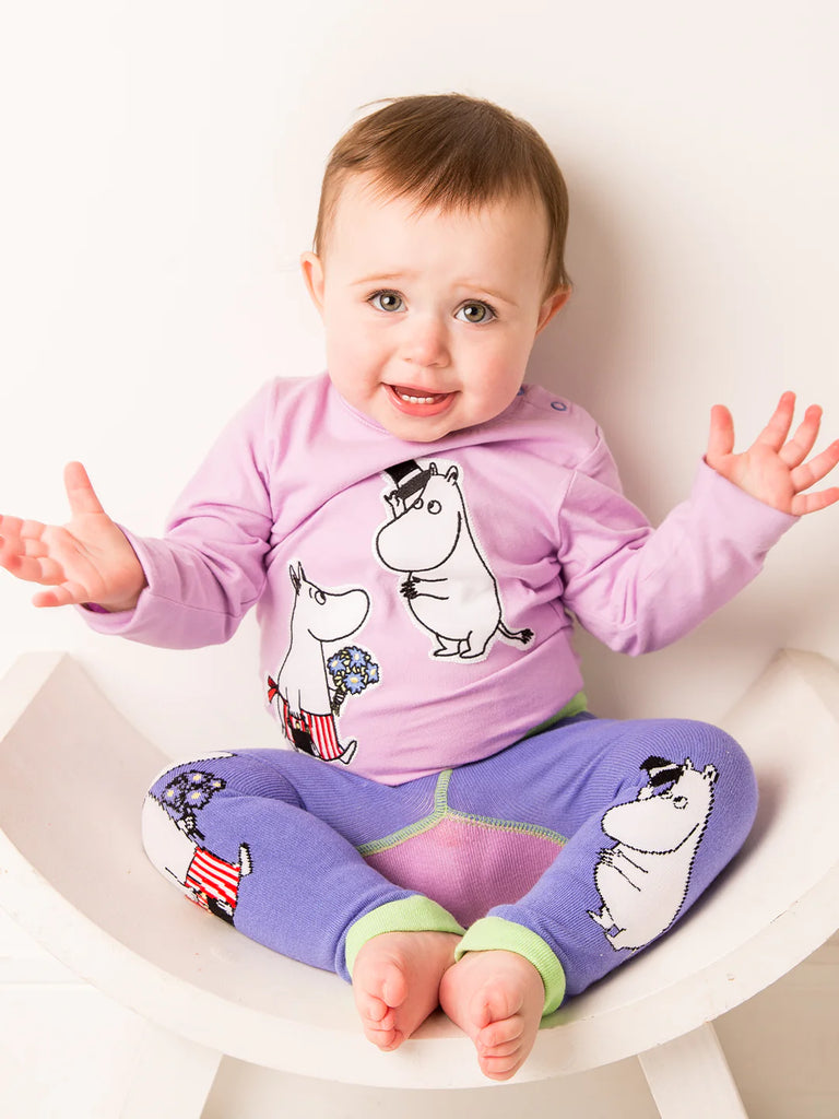 Blade & Rose Moomins Love Forever Top (Organic) - bold, bright and fun! This gorgeous purple and violet top features a sweet Moomins design.