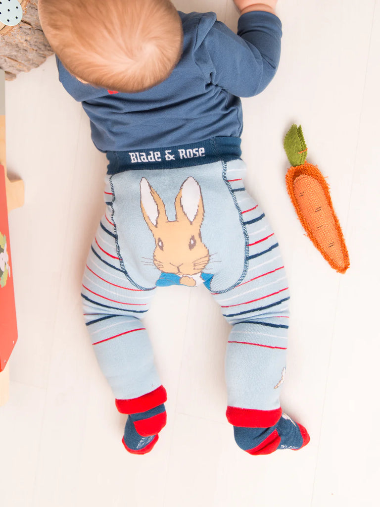 Blade & Rose Peter Rabbit Fun With Paint Leggings - bold, bright and fun! Sold by Say It Baby Gifts