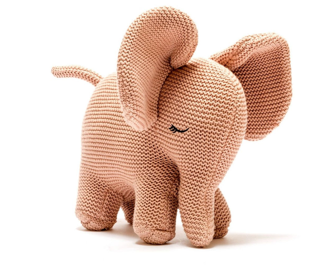 Best Years Organic Pink Elephant. Sold by Say It Baby Gifts