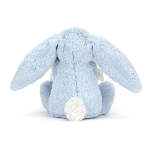 Jellycat Blue Bunny Soother - back view