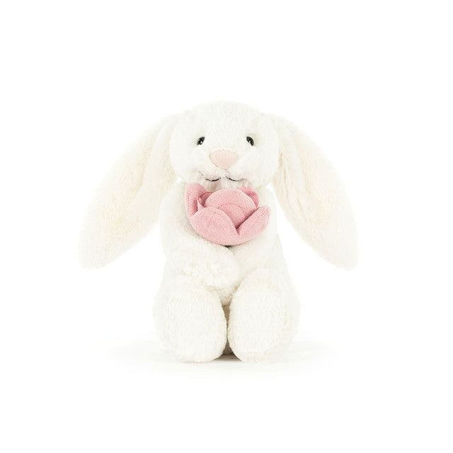 Jellycat Bashful Peony Bunny - Small BB6PEO - front