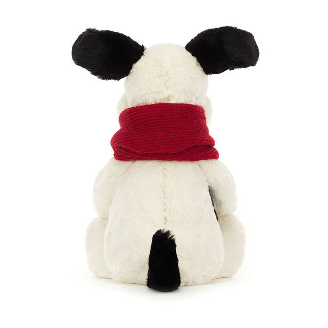 Jellycat Bashful Black & Cream Puppy BAS3WP - Sold by Say It Baby Gifts - back