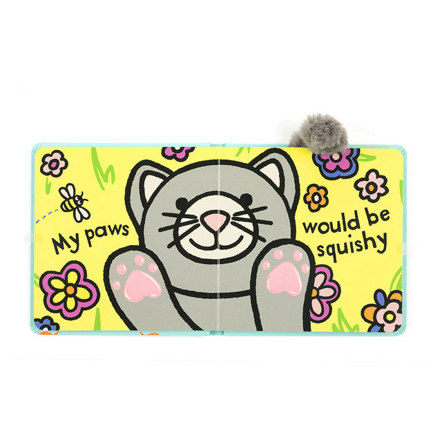 Jellycat If I Were a Kitten Board Book - BB44KI  - my paws would be squishy writing inside