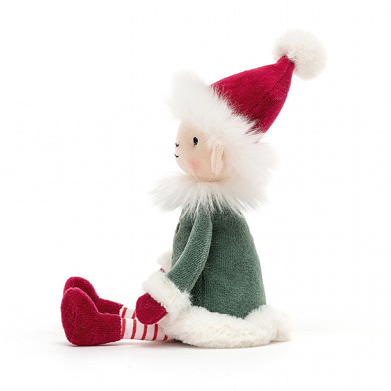 Jellycat Leffy Elf - the sweetest Christmas time treat! LEF6E. Sold by Say It Baby Gifts