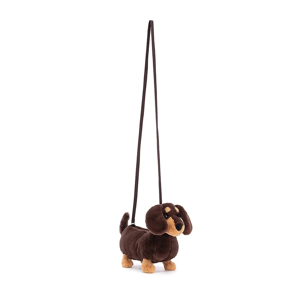 Jellycat Otto Sausage Dog Bag OT4BSD. Sold by Say It Baby Gifts