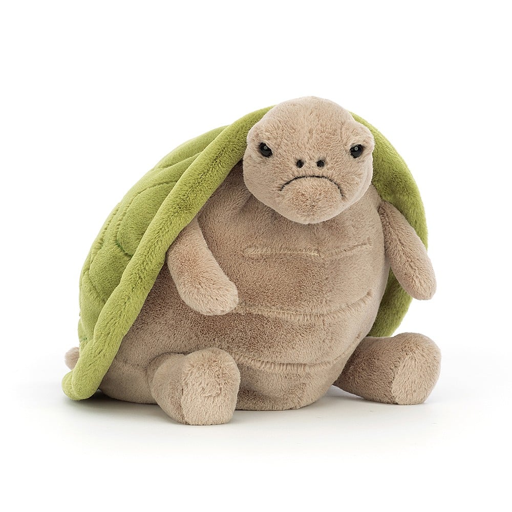 Jellycat Timmy Turtle - we think Timmy needs someone to cheer him up! TIM3TUR Sold by Say It Baby Gifts. Front