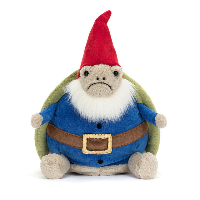 Jellycat Timmy Turtle Garden Gnome TIM3TGN - front facing