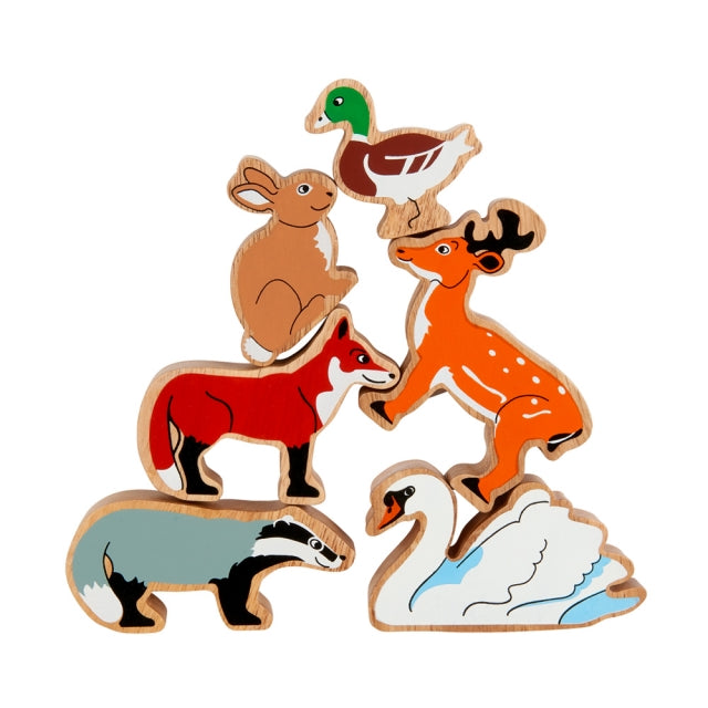 These fab Lanka Kade Countryside Animal Figures features a fox, rabbit, duck, badger, reindeer and swan.