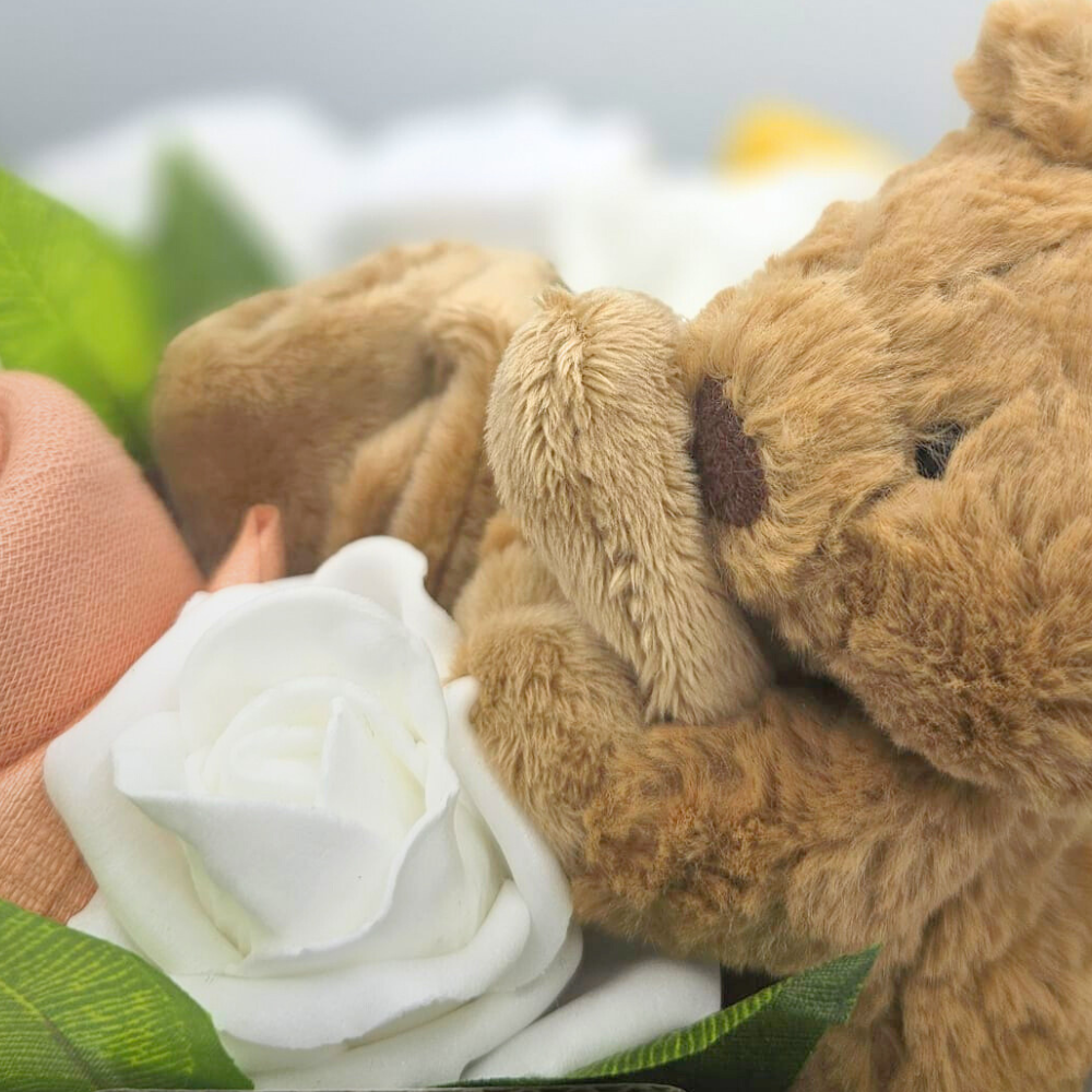 Limited Edition Jellycat Bartholomew Baby Bouquet - closeup