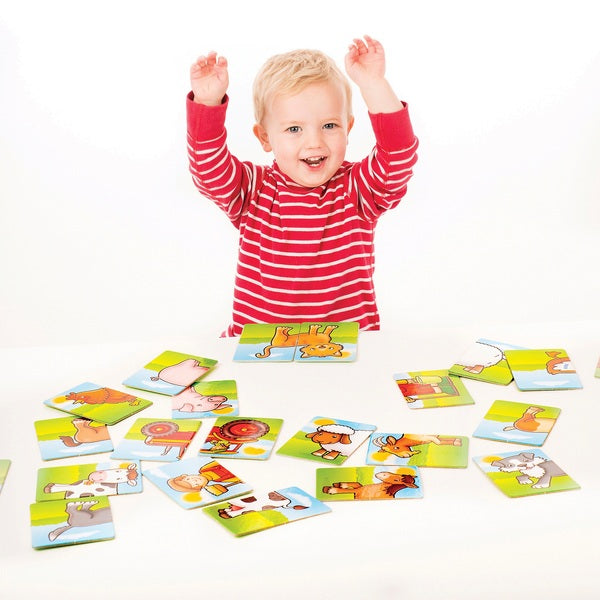 Orchard Toys Farmyard Heads & Tails - a first matching activity that develops into a fun game.