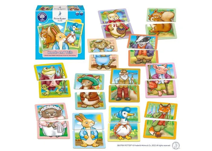 Orchard Toys Peter Rabbit Heads and Tails Game. Sold by Say it Baby Gifts