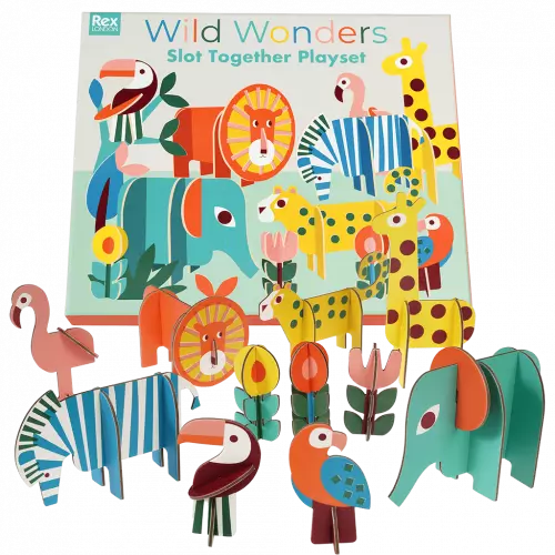 Rex London Wild Wonders Slot Together Playset. Sold by Say It Gifts