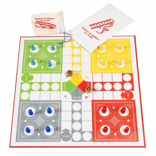 Rex London Snakes & Ladders and Ludo - ludo board