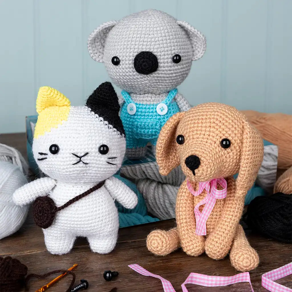 Rex London Make Your Own Crochet Animal Kit - Puppy - collection of other sets