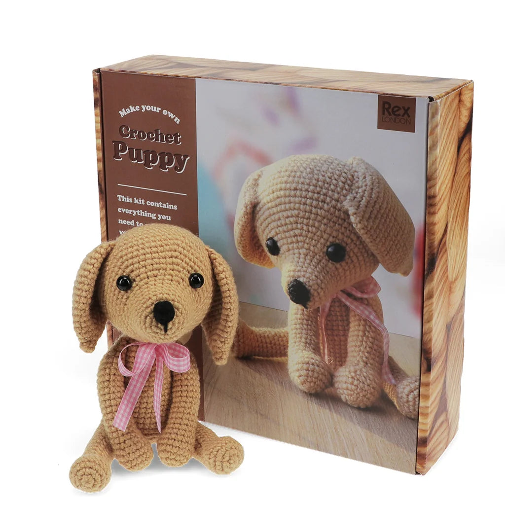 Rex London Make Your Own Crochet Animal Kit - Puppy