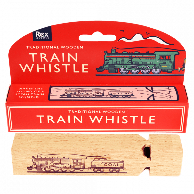Rex London Traditional Wooden Train Whistle