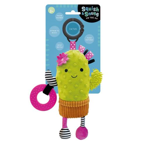 Squish and Snugg On The Go Cactus Activity Toy