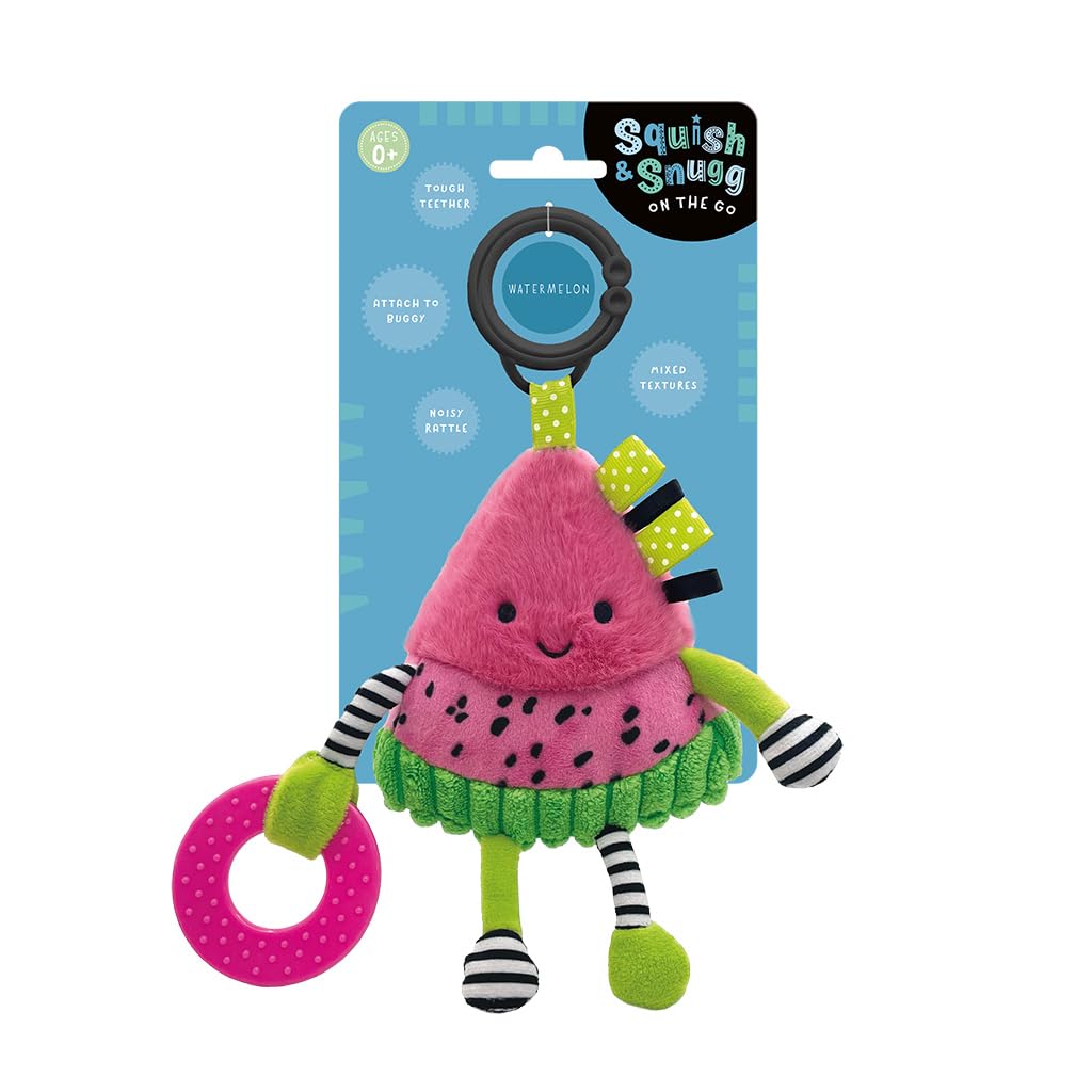 Squish and Snugg On The Go Watermelon Activity Toy