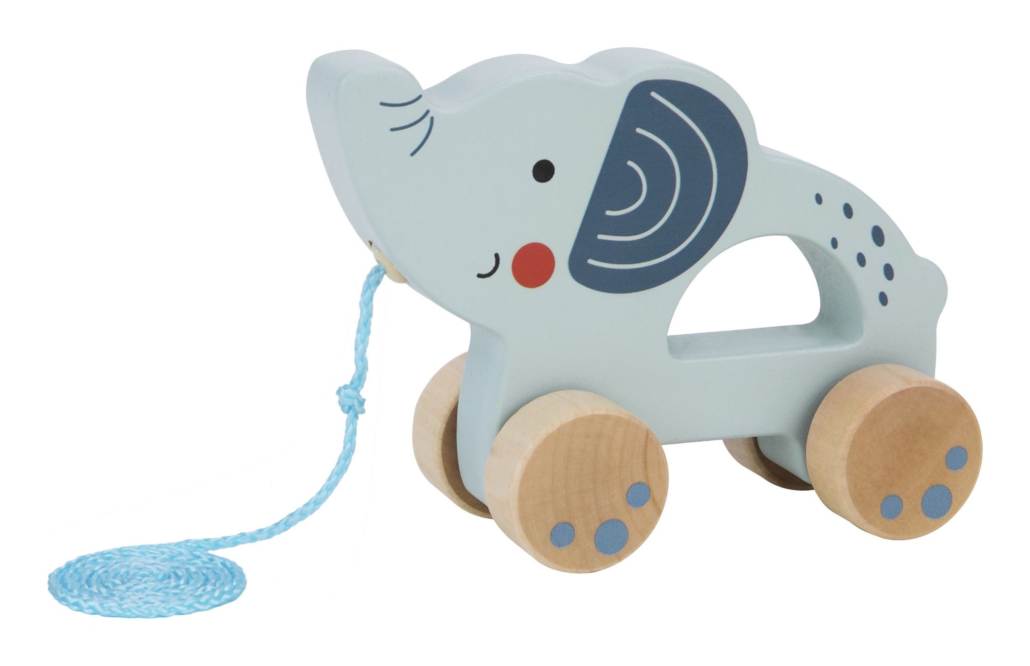 Wooden elephant pull toy discount