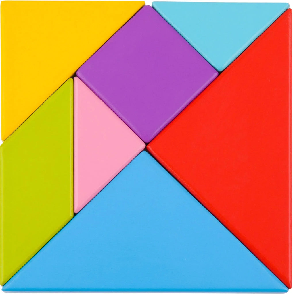 Tooky Toy Tangram Play Set. Sold by Say It Baby Gifts - pieces