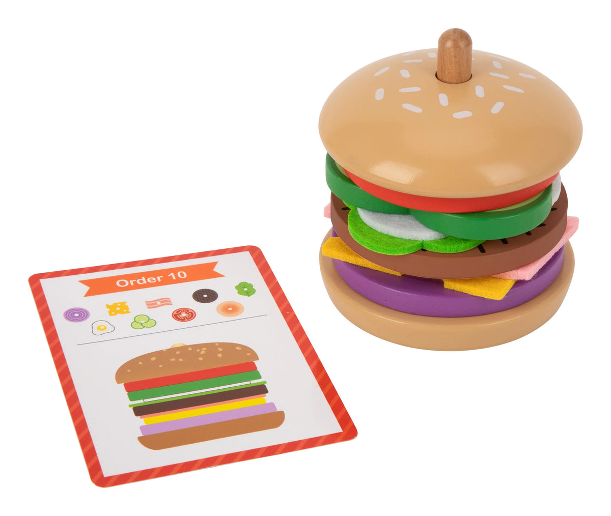 Tooky Toy Wooden Making A Burger | Tooky Toy | Say It Baby – Say It ...