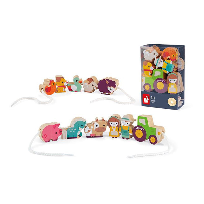 Janod Stringable Farm Pieces - Say It Baby 
