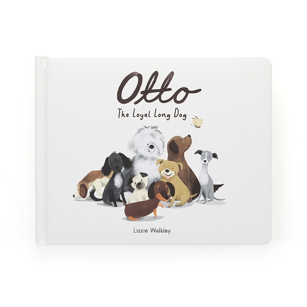 Jellycat Otto the Loyal Long Dog Book. BK4OD. SOLD BY SAY IT BABY GIFTS