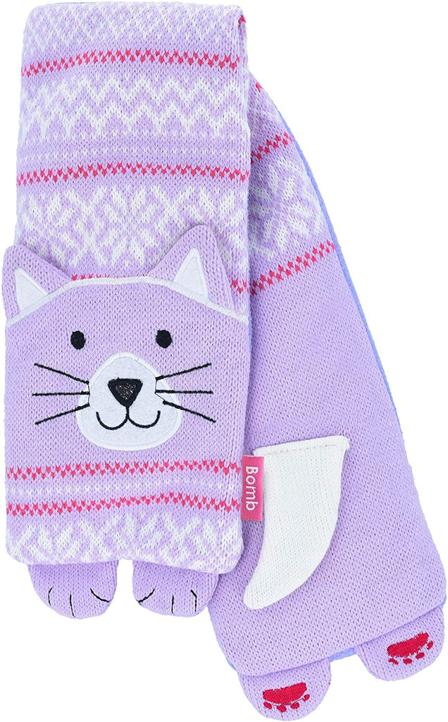 Hug and heat up with this fun Clarissa The Cat Neck Warmer. This fab neck warmer has a cosy pattern and features a happy little cat with soft ears, tail and cute little paws! Sold by Say It Baby Gifts