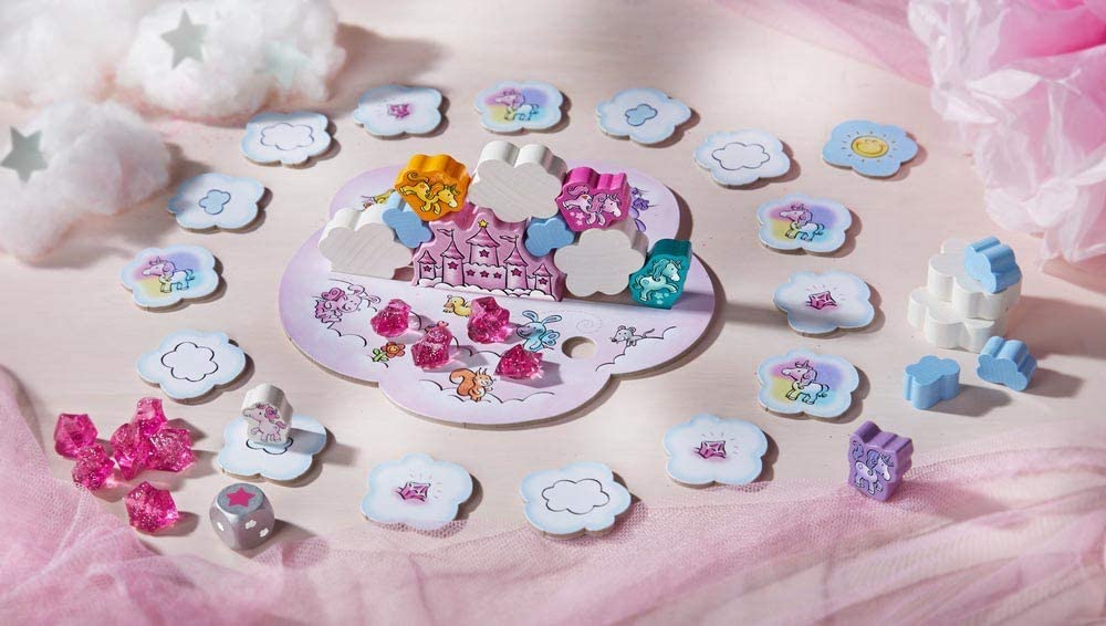 HABA Unicorn Glitterluck Cloud Stacking - Say It Baby 