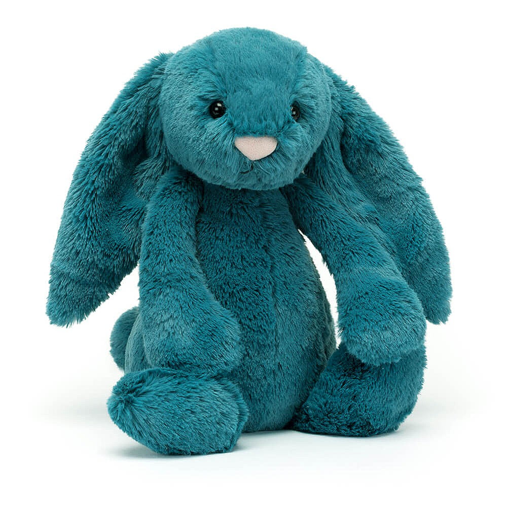 Jellycat Bashful Mineral Blue Bunny - Medium. bas3mbb. Sold by Say It Baby Gifts