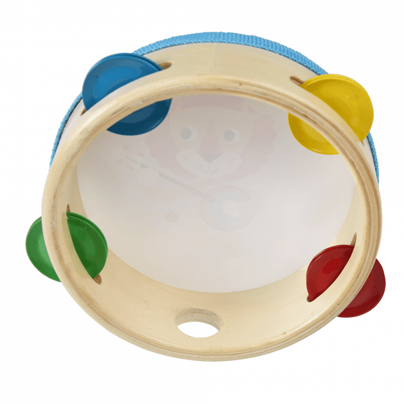 This Animal Band Tambourine by Rex London is a great way of introducing music to little ones! Sold by Say It Baby Gifts